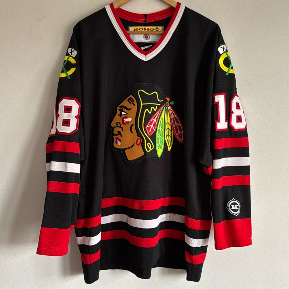 Vintage Dennis Savard Chicago Blackhawks Jersey / XL / NHL / KOHO